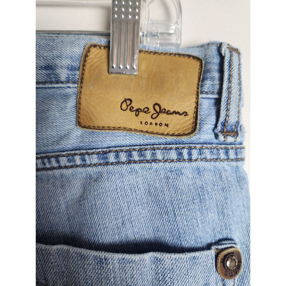 Pepe Men's Jeans London sz 34×34* see measurement pics straight light wash - Picture 6 of 11
